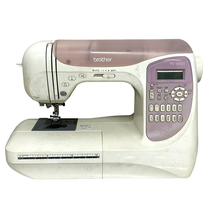楽天市場】【中古】 【動作保証】 brother コンピュータミシン PC-8000 