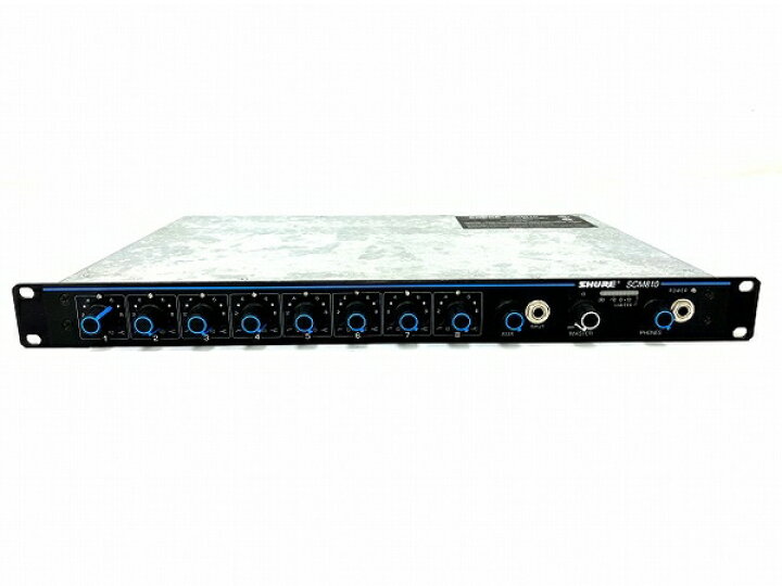 楽天市場】【中古】 SHURE オートマチックミキサー SCM810 8チャンネル 