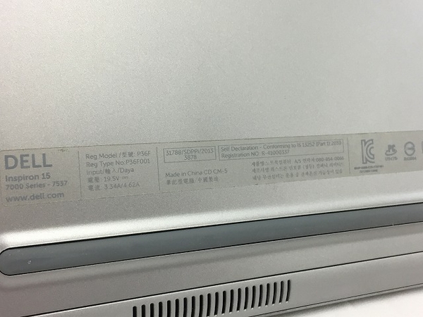 楽天市場】【中古】 Dell デル Inspiron 7537 ノート パソコン PC 15.6