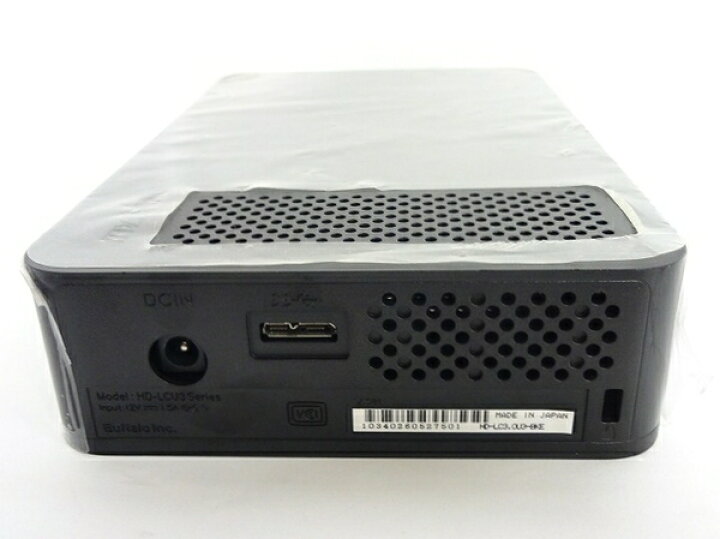 楽天市場 中古 Buffalo Hd Lcu3 E Hd Lc3 0u3 外付け ハードディスク 3tb ブラック T Rere 安く買えるドットコム