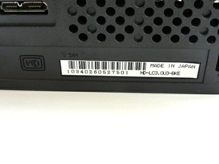 楽天市場 中古 Buffalo Hd Lcu3 E Hd Lc3 0u3 外付け ハードディスク 3tb ブラック T Rere 安く買えるドットコム
