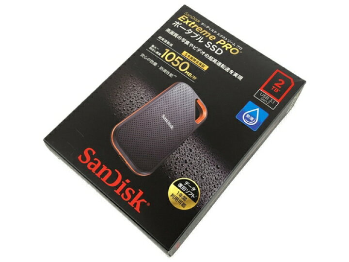 楽天市場】未使用 【中古】 SanDisk Extreme Pro SDSSDE80-2T00-J25 