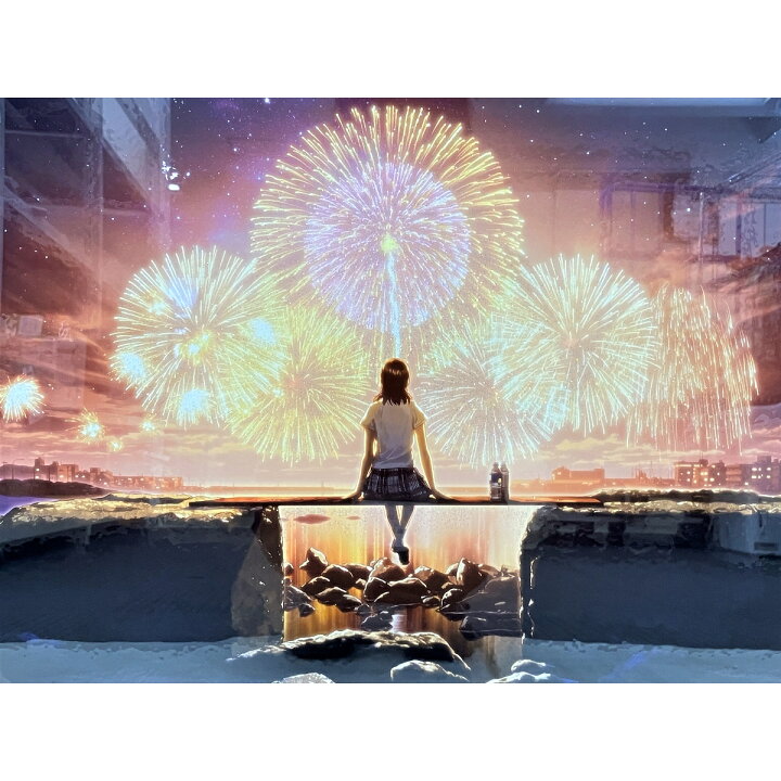 楽天市場】美品 【中古】 mocha モカ 「となりまちのはなび」 絵画 