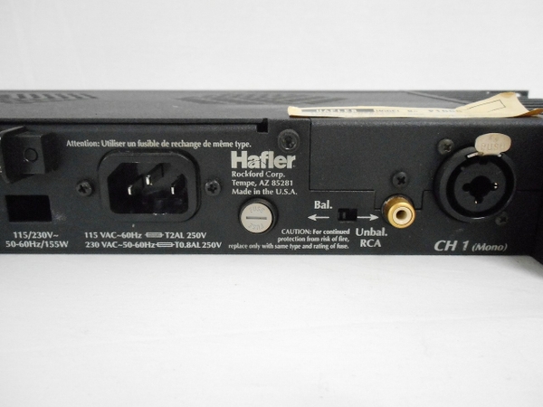 楽天市場】【中古】 HAFLER ハフラー P1000 ステレオ パワーアンプ