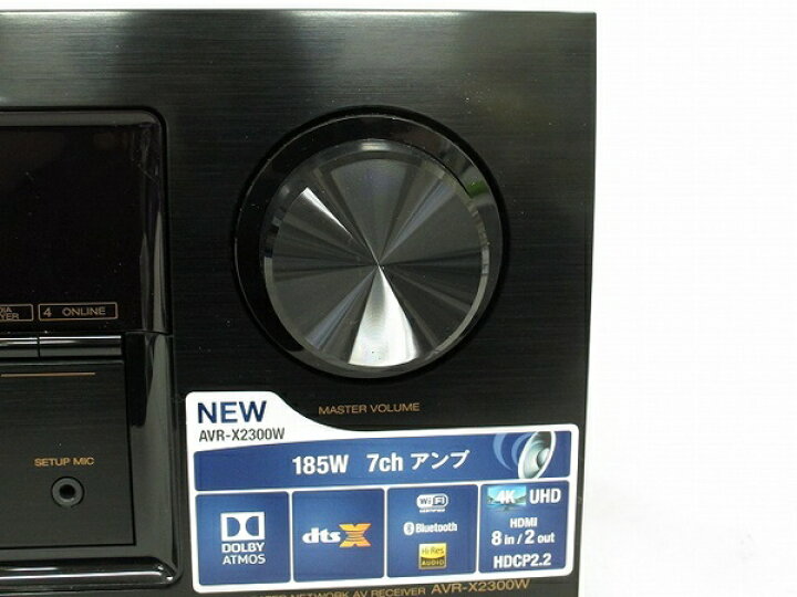 楽天市場】【中古】良好 DENON サラウンドアンプ AVR-X2300W AVアンプ 