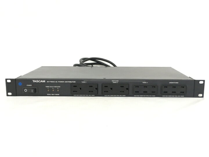 楽天市場】【中古】 TASCAM AV-P1600 パワーディストリビューター 電源  
