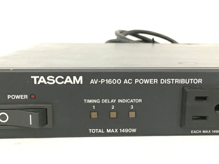 楽天市場】【中古】 TASCAM AV-P1600 パワーディストリビューター 電源  