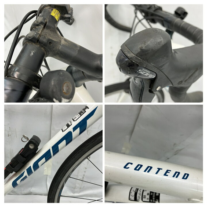 楽天市場】【中古】 GIANT CONTEND1 ロードバイク ホワイト MLサイズ 