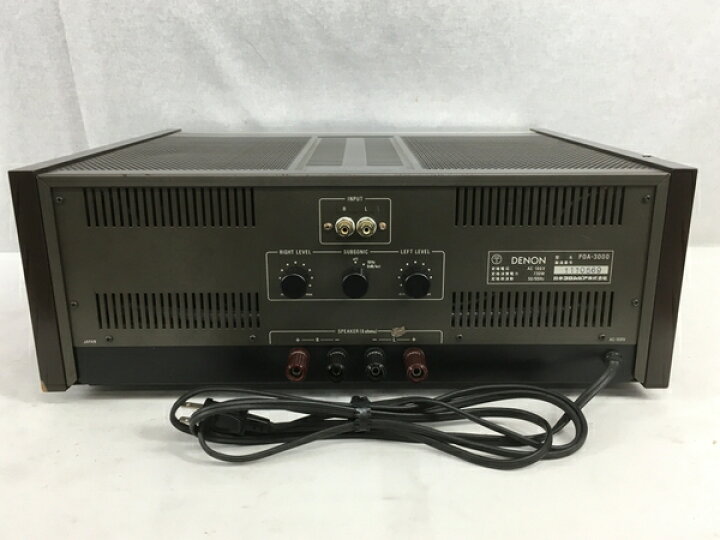 楽天市場】【中古】 DENON POA-3000 ステレオ パワーアンプ デノン 