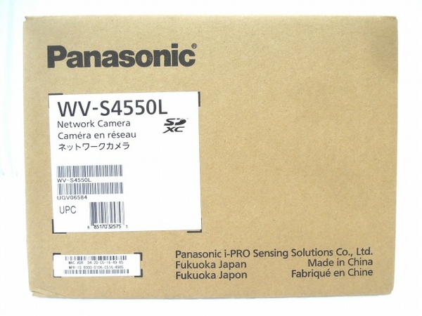 未使用 中古 Panasonic WV-S4550L 毎日激安特売で 営業中です 5MP全方位タイプ 防犯カメラ O5886556 感謝価格 ネットワーク カメラ パナソニック