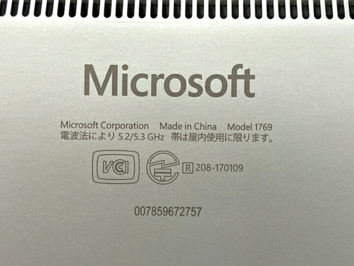 楽天市場】【中古】 【動作保証】Microsoft Surface Laptop ノート PC