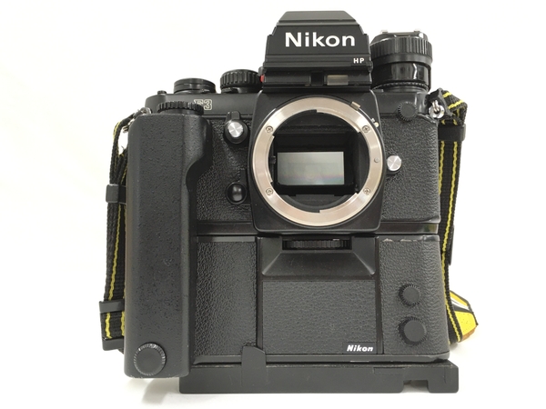 中古 Nikon F3 当店は最高な サービスを提供します HP MD-4 AH-3 フィルム ドライブ モーター ボディ 三脚アダプタ付 カメラ 35％OFF T5913205