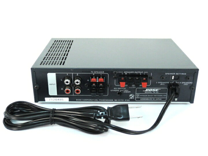 楽天市場】【中古】 良好 BOSE ボーズ TA-55 パワー アンプ テレビ用 2  