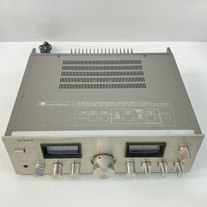 楽天市場】【中古】 SONY INTEGRATED STEREO AMPLIFER TA-F4 アンプ 