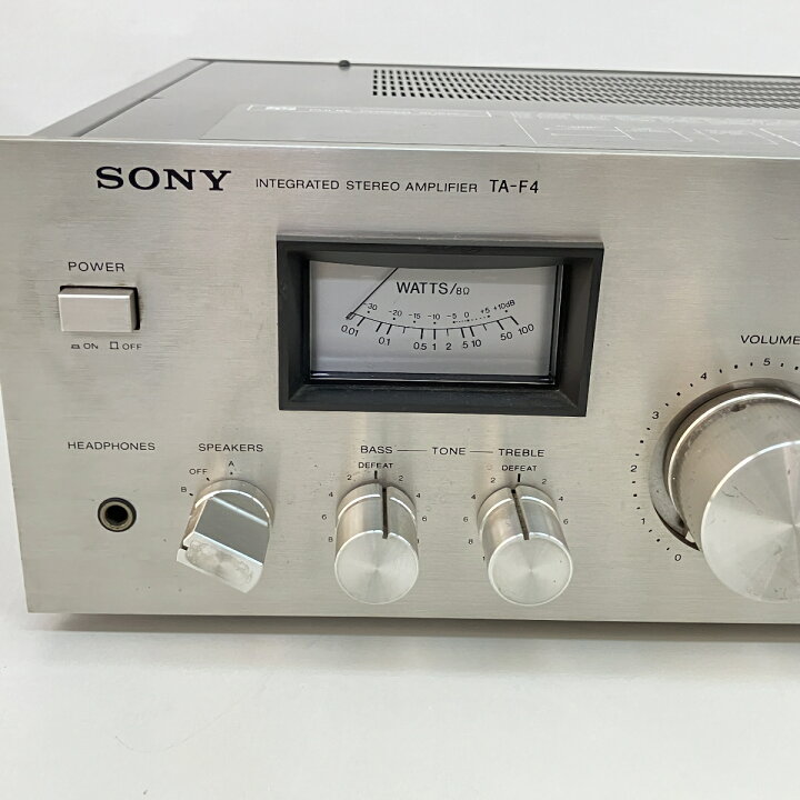 楽天市場】【中古】 SONY INTEGRATED STEREO AMPLIFER TA-F4 アンプ 