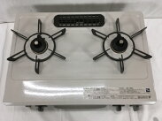 【中古】RinnaiリンナイKG34NBELガステーブルカスコンロ都市ガス左強火力2019年製家電W5882680