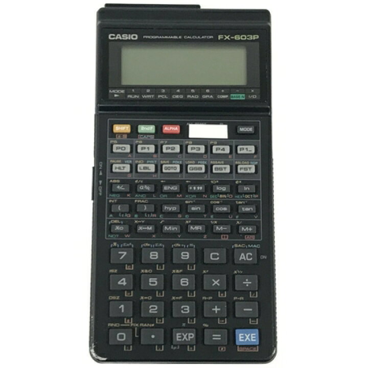 楽天市場】【中古】 CASIO FX-603P プログラム 関数電卓 即利用くん603 