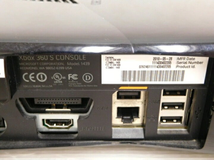 楽天市場】【中古】Microsoft Xbox 360 S Model 1439 250GB リキッド 