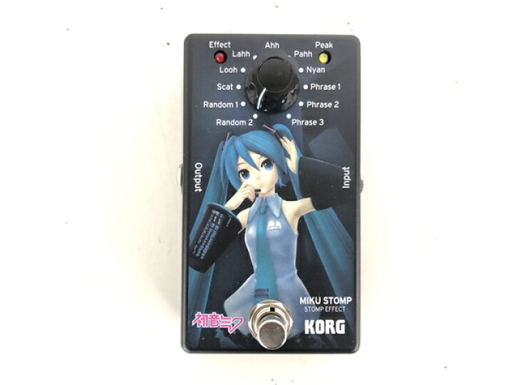 楽天市場】【中古】 KORG MIKU STOMP エフェクター 初音ミク 