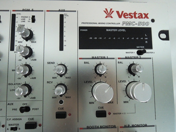 【中古】 Vestax PMC-500 アナログ ミキサー プロ用 Y1986196 | ReRe（安く買えるドットコム）