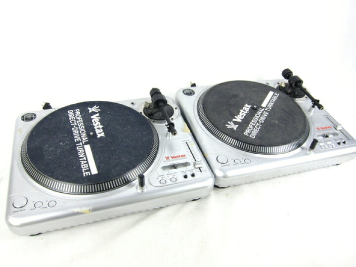 2台まとめvestax pdx 2000mkⅡターンテーブル レコードプレーヤー 