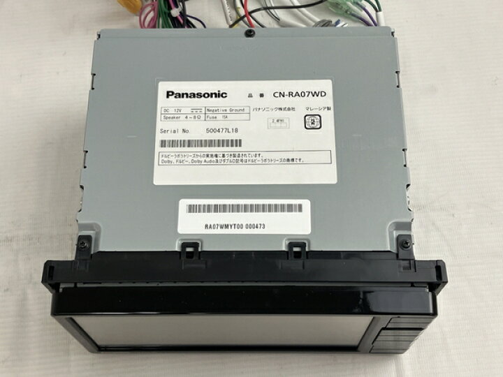 楽天市場】【中古】 Panasonic CN−RA07WD 2020年版地図 カーナビ カー 