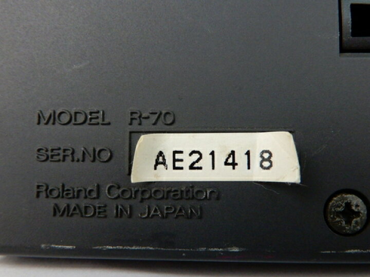 楽天市場】【中古】 ROLAND R-70 リズムマシン DTM レコーディング 