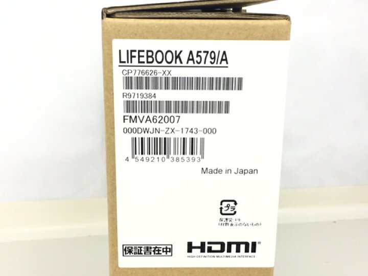 楽天市場】未使用 【中古】 未使用 FUJITSU 富士通 LIFEBOOK A579/A 