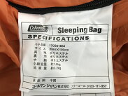 【中古】Coleman170S0183J寝袋コールマンキャンプレジャー良好N6520768