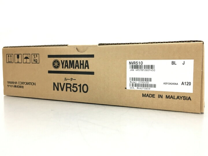 楽天市場】未使用 【中古】 YAMAHA NVR510 ルーター ギガ アクセス 