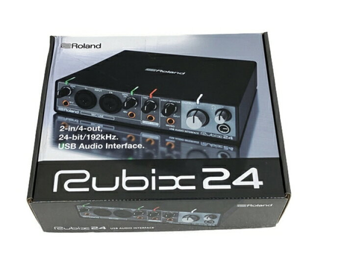 楽天市場】未使用 【中古】 Roland ローランド RUBIX24 オーディオ 