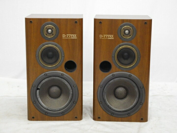 楽天市場】【中古】 ONKYO オンキョー D-77FRX スピーカー ペア 3way 