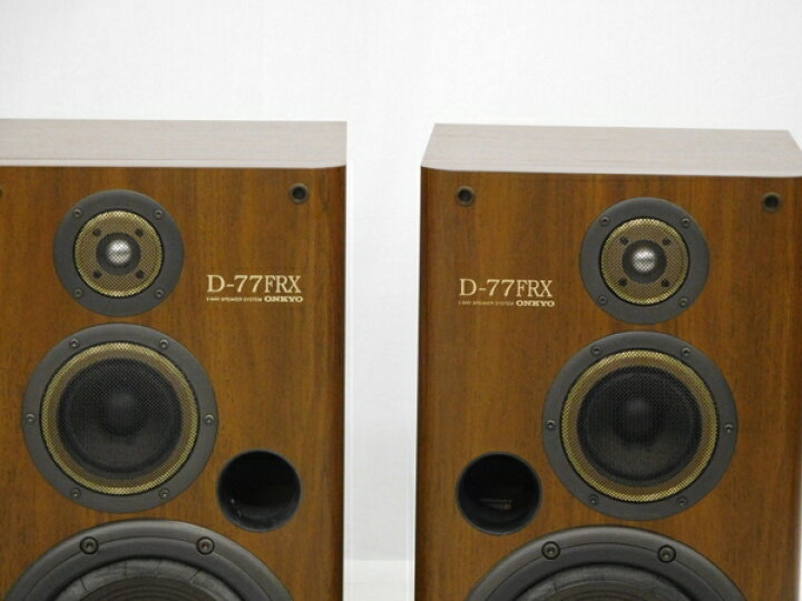 楽天市場】【中古】 ONKYO オンキョー D-77FRX スピーカー ペア 3way 