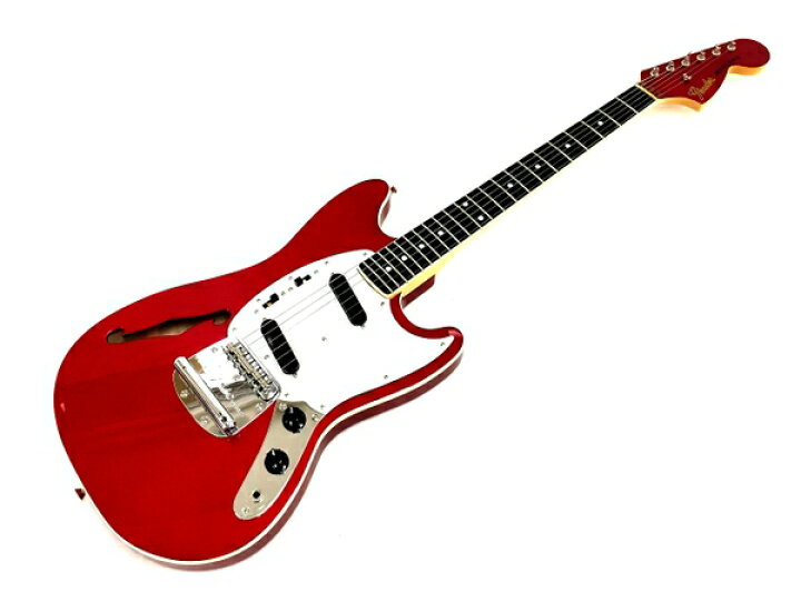 楽天市場】美品 【中古】 Fender Japan Mustang Thinline Candy Apple 