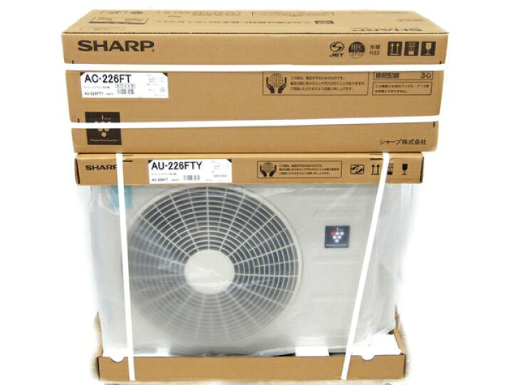 楽天市場】未使用【中古】SHARP エアコン AC-226FT/AU-226FTY 6畳 