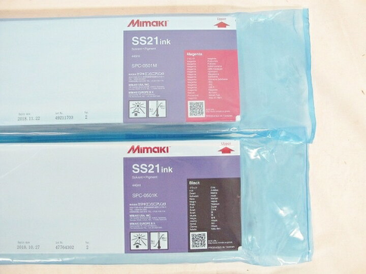 楽天市場】未使用 【中古】 Mimaki ソルベントインク SS21 4本 セット 