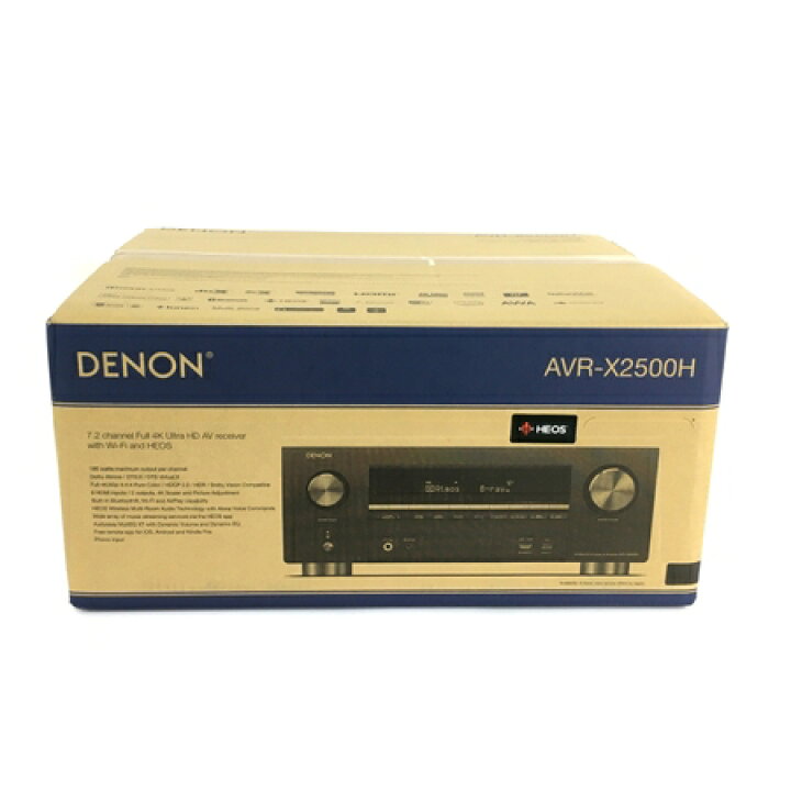 楽天市場】未使用 【中古】 DENON デノン AVR-X2500H 7.2ch AV 