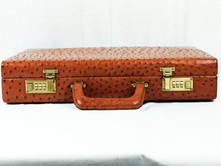 楽天市場】美品 【中古】 オーストリッチ アタッシュケース 書類かばん 