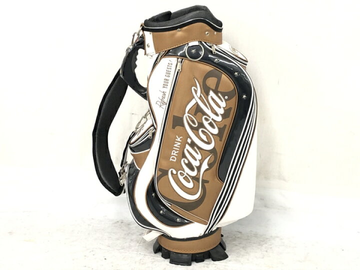 楽天市場】美品 【中古】 Coca-Cola コカコーラ キャディバッグ ゴルフ 