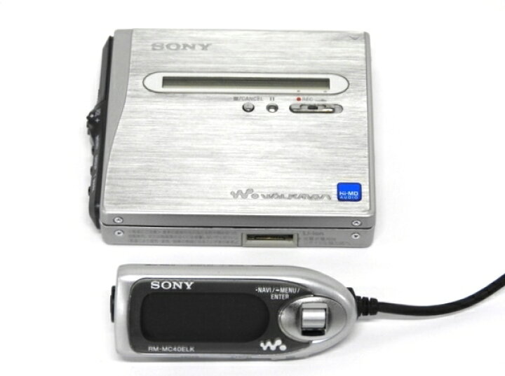 SONY Hi-MDウォークマン MZ-NH1 シルバー MD・光ケーブル付（楽天市場 