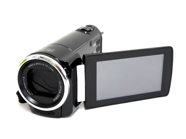 【中古】JVC Everio ムービーカメラ GZ-HM280-B ブラック ビデオカメラ デッキ ビデオカメラ SDカードビデオカメラ ビクター  T1839730 | ReRe（安く買えるドットコム）