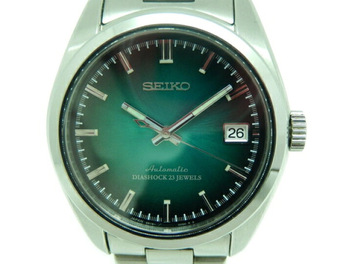 楽天市場】【中古】SEIKO セイコー メカニカル SARB007 メンズ 腕時計 自動巻き 裏スケ グリーン文字盤 Y2264154 :  ReRe（安く買えるドットコム）