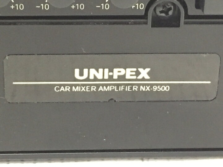 【中古】 UNI-PEX 車載用ミキサーアンプ NX-9500 N4051042 ReRe(安く買えるドットコム) ユニペックス 車載用ミキサーアンプ NX-9500