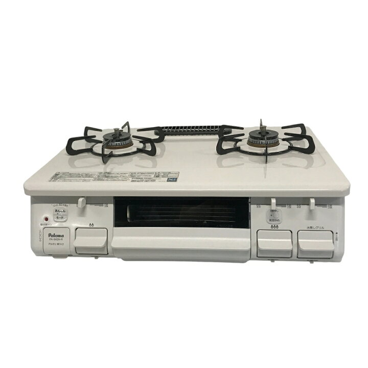 ☆中古￥11,800！Paloma 2口ガスコンロ 家電 2021年製 PA-S42H-1L型 