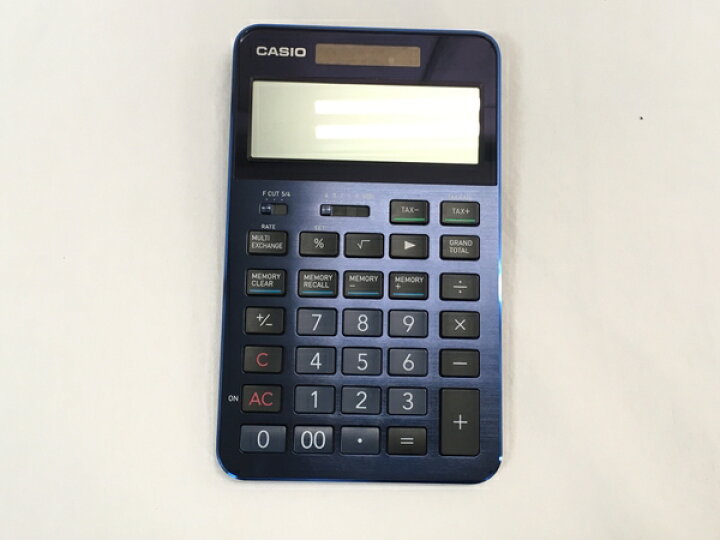 楽天市場】【中古】 CASIO S100 プレミアム 電卓 ソーラーバッテリー 