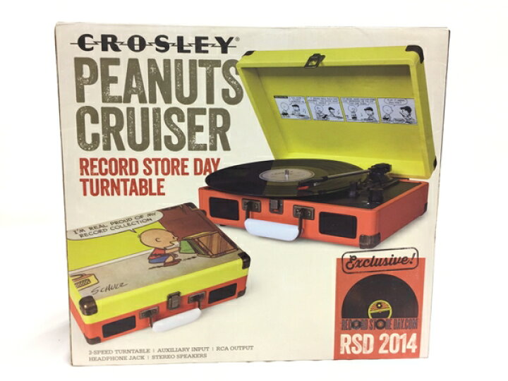 楽天市場】未使用 【中古】 CROSLEY PEANUTS CRUISER レコード 