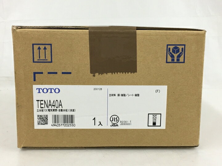 楽天市場】未使用 【中古】 TOTO TENA40A 台付自動水栓 アクア 