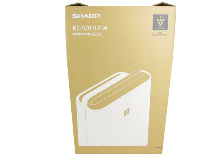 楽天市場】未使用 【中古】 SHARP シャープ KC-50TH2-W 加湿空気清浄機 
