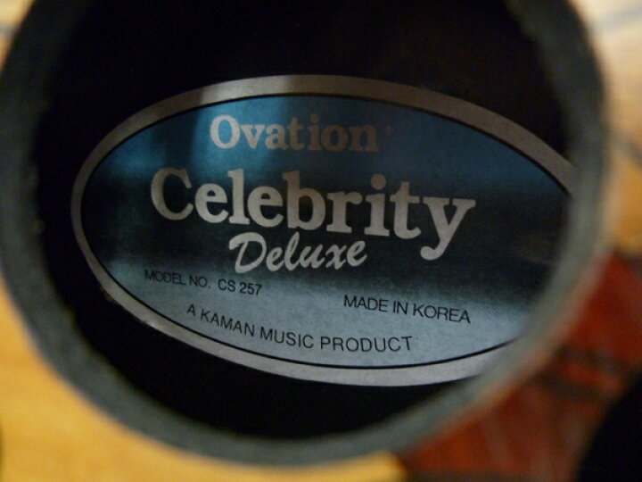 楽天市場】【中古】Ovation Celebrity Deluxe CS257 エレアコ ギター 