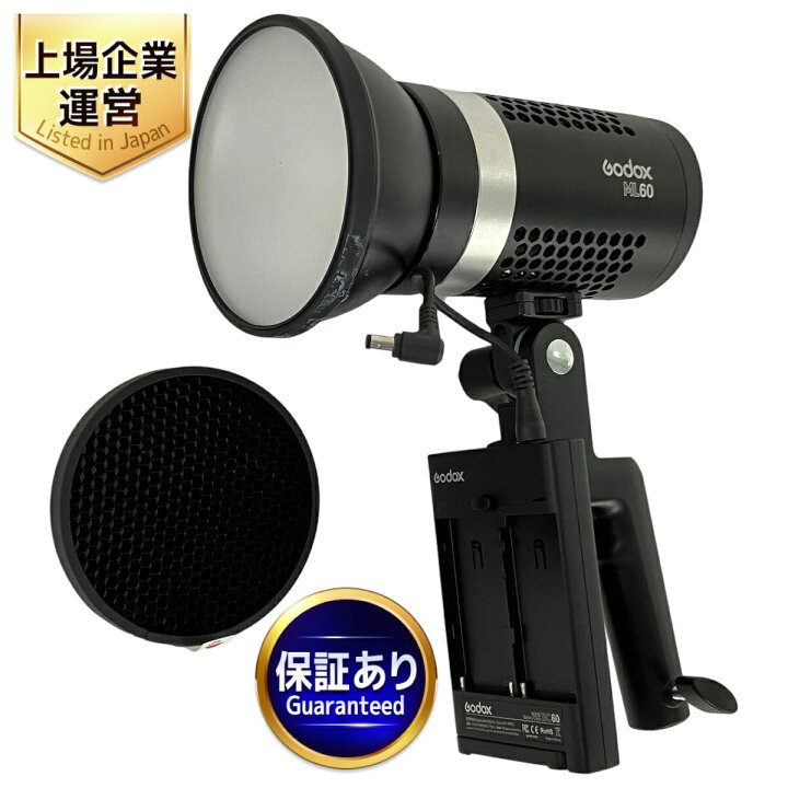 楽天市場】【中古】 Godox ML60 手持ち式 LED ビデオ ライト ハンディ 